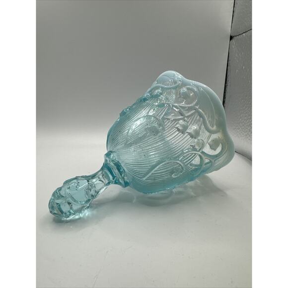 Fenton Blue Opalescent "Lily of‎ the Valley" Glass Bell #8265 *READ - Picture 5 of 5